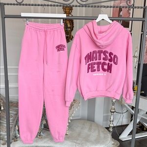 That's So Fetch Pink Track Pants six XS/S